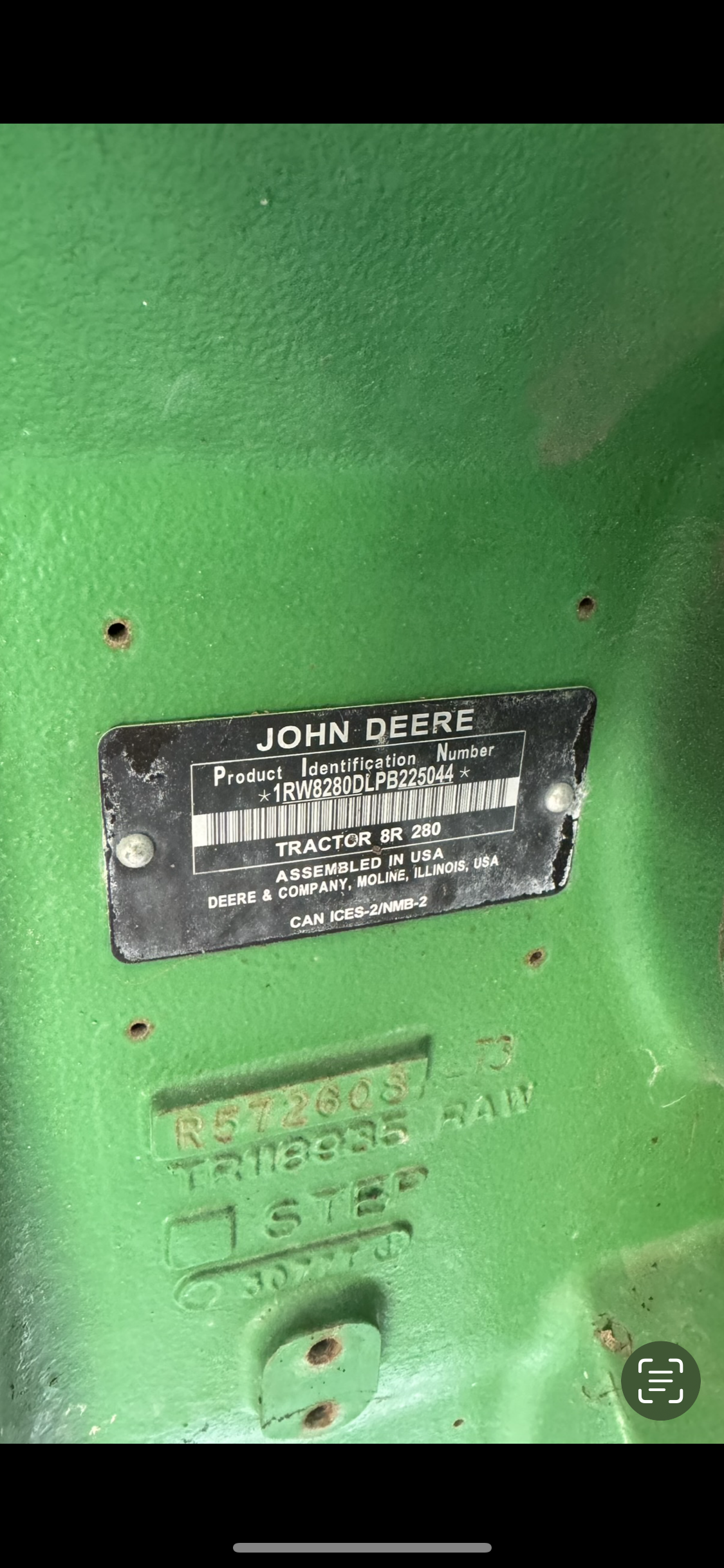 2023 John Deere 8R 280 Tractor