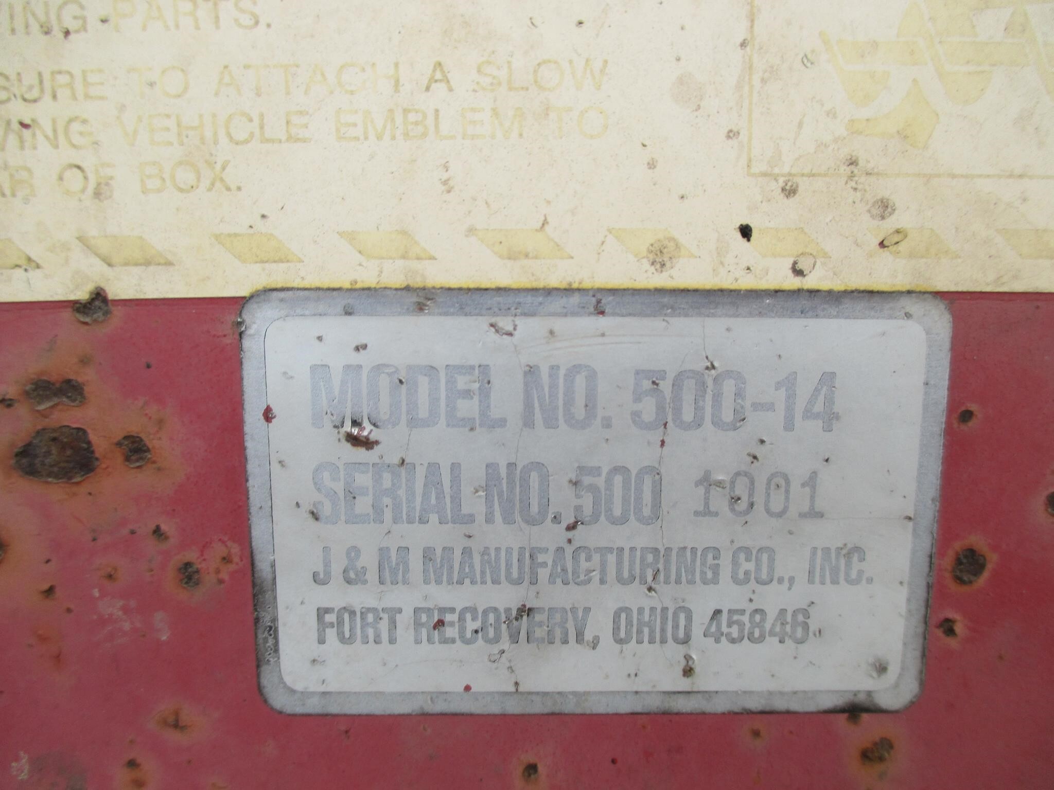  J&M 500-14 Grain Cart