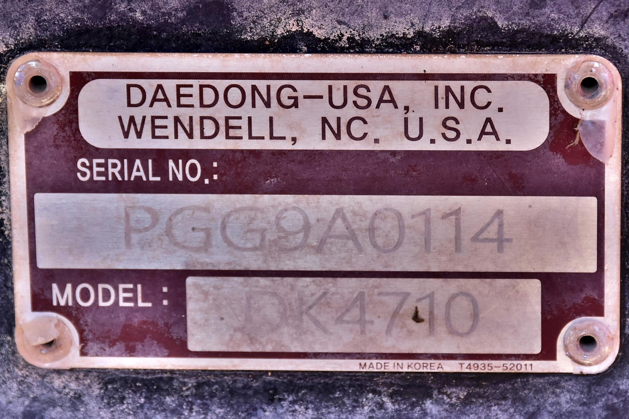 2023 Kioti DK4710 Tractor