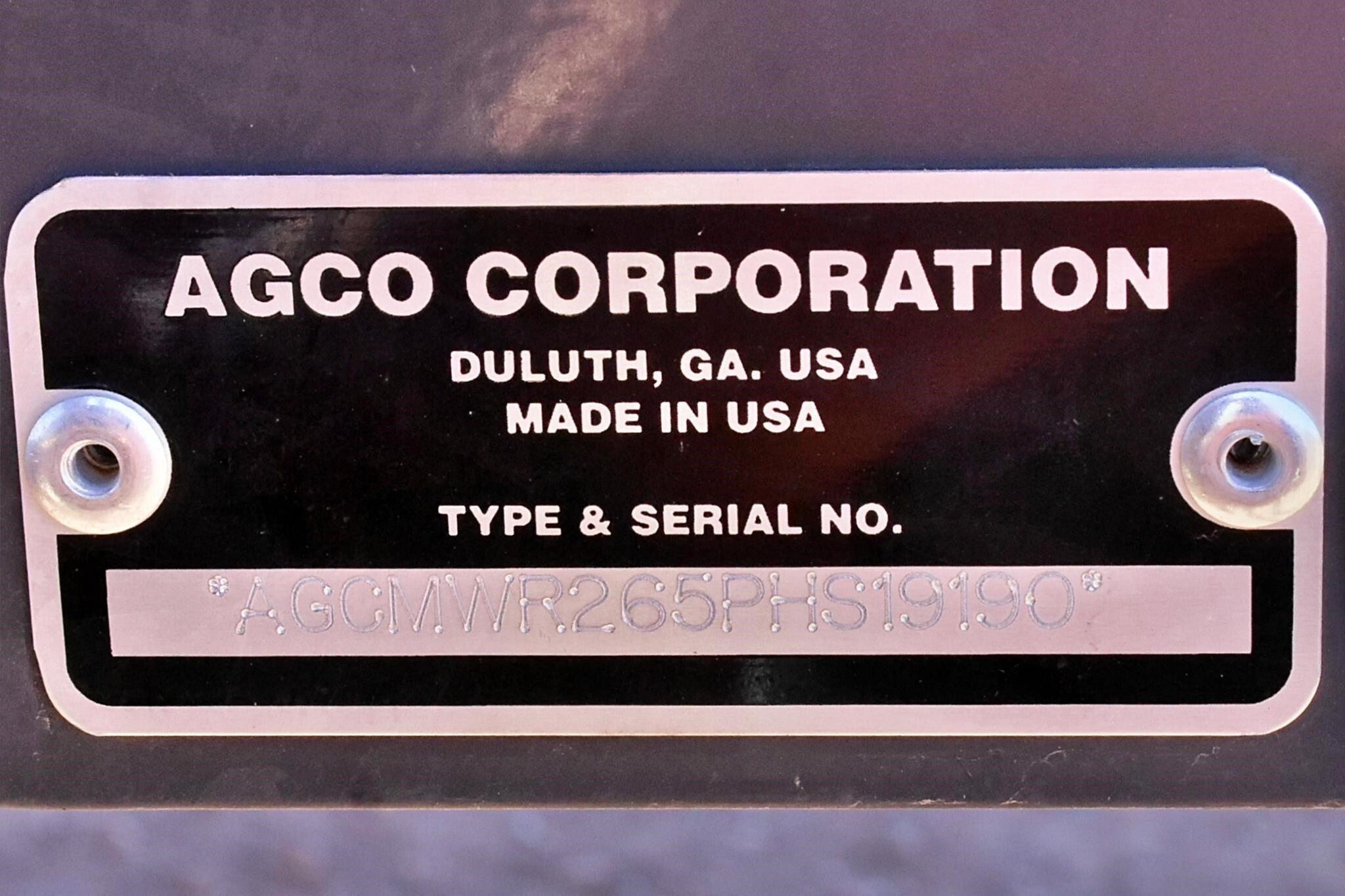 2023 Massey Ferguson WR265 Self-Propelled Windrowers and Swather