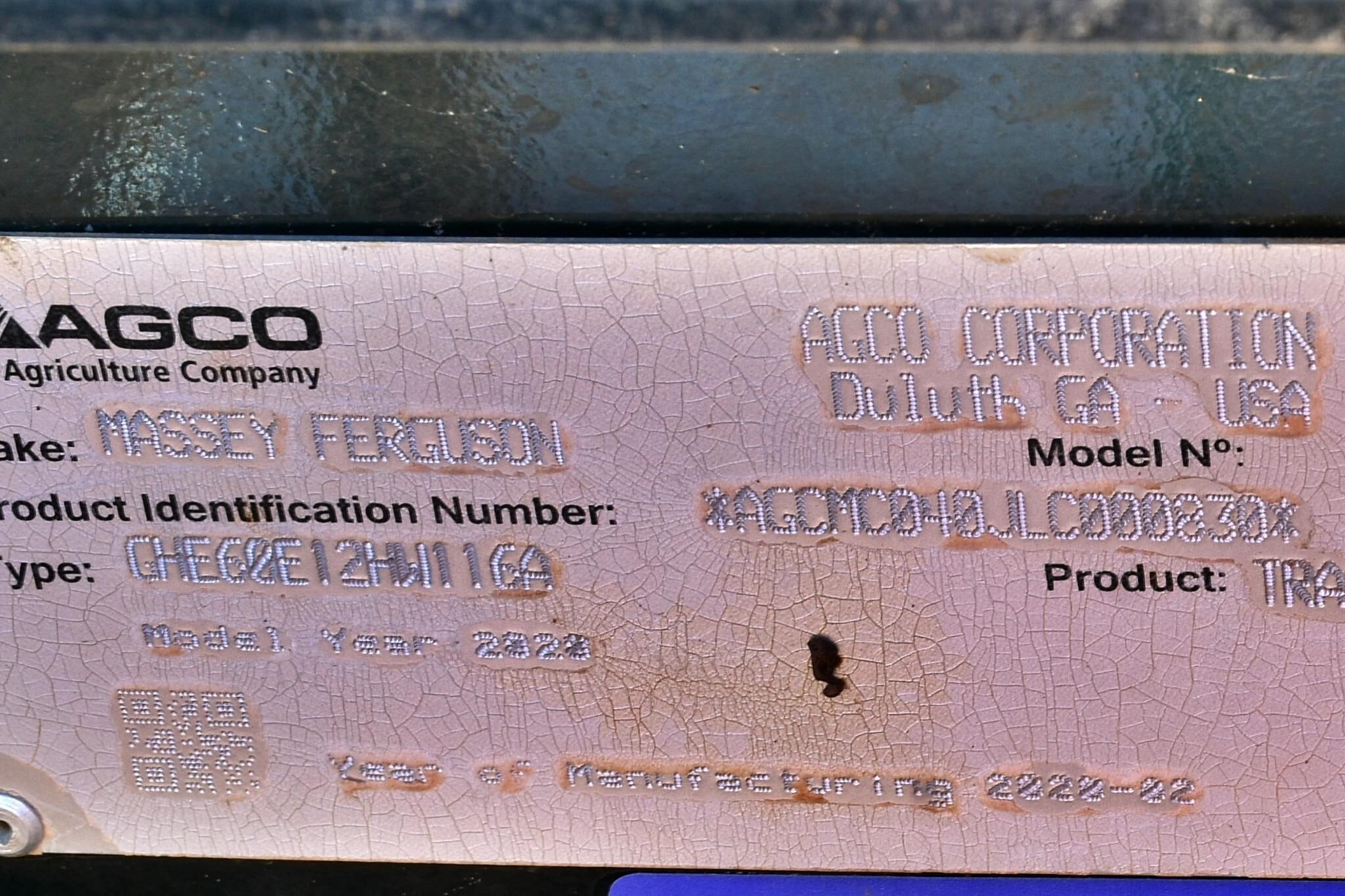 2020 Massey Ferguson 4707 Tractor