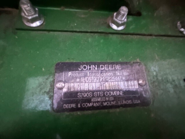 2023 John Deere S790 Combine