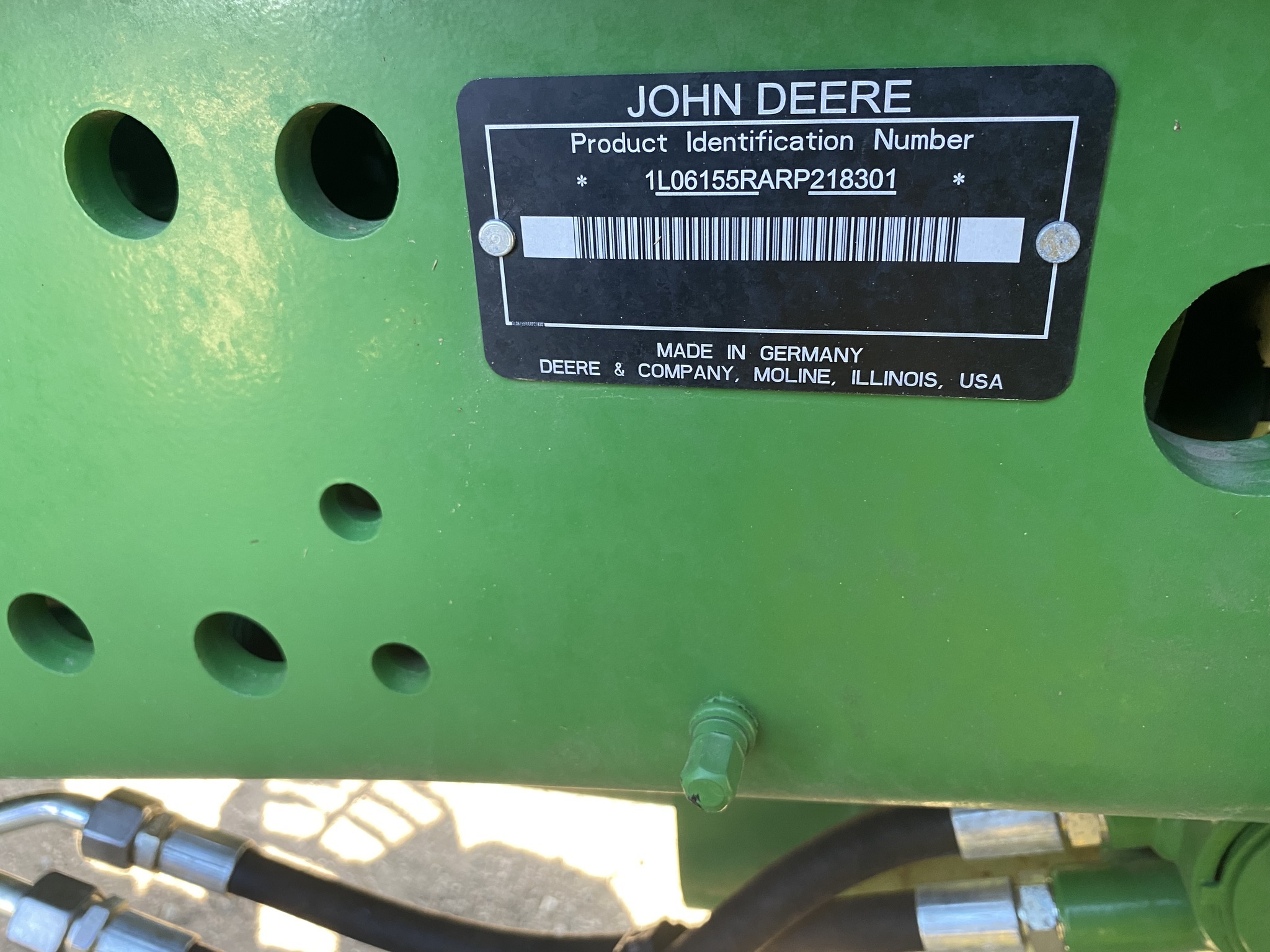 2024 John Deere 6R 155 Tractor