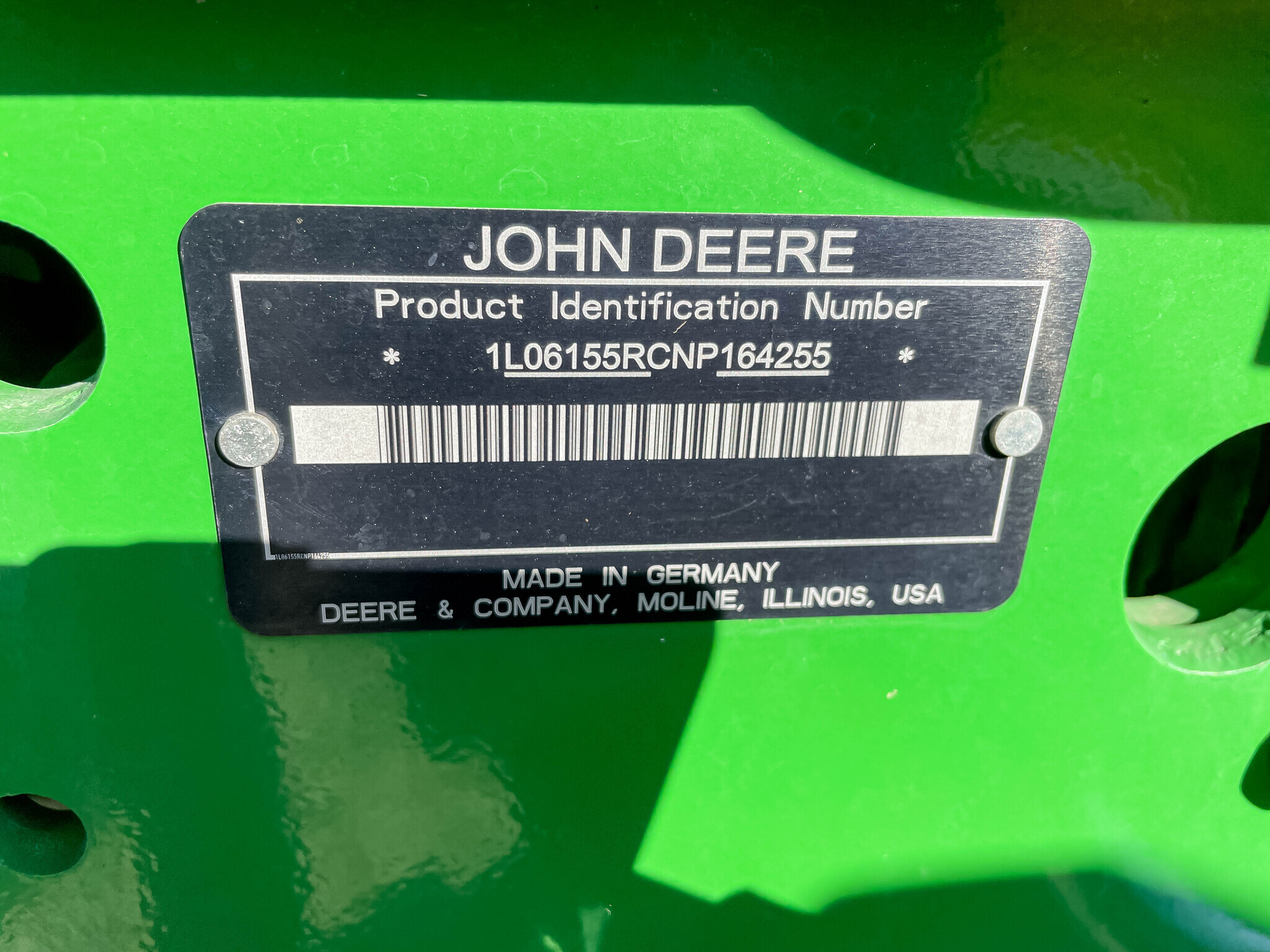 2022 John Deere 6R 155 Tractor