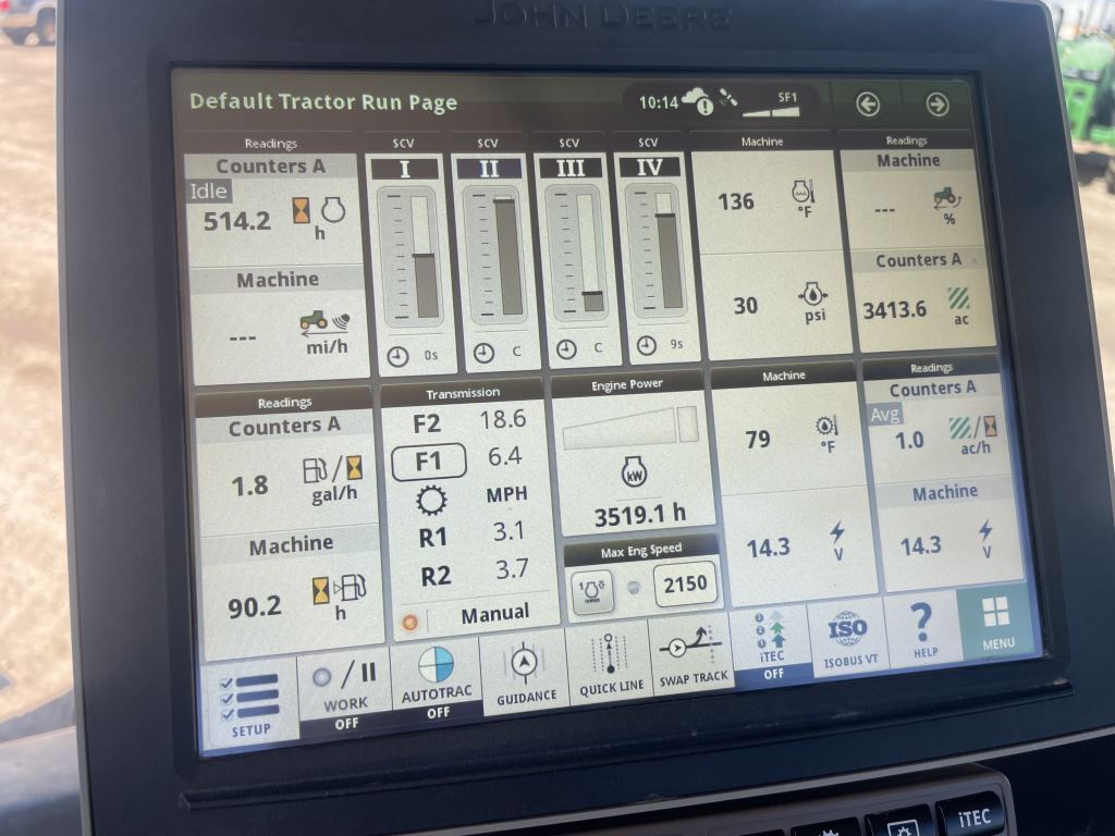 2020 John Deere 9570RT Tractor