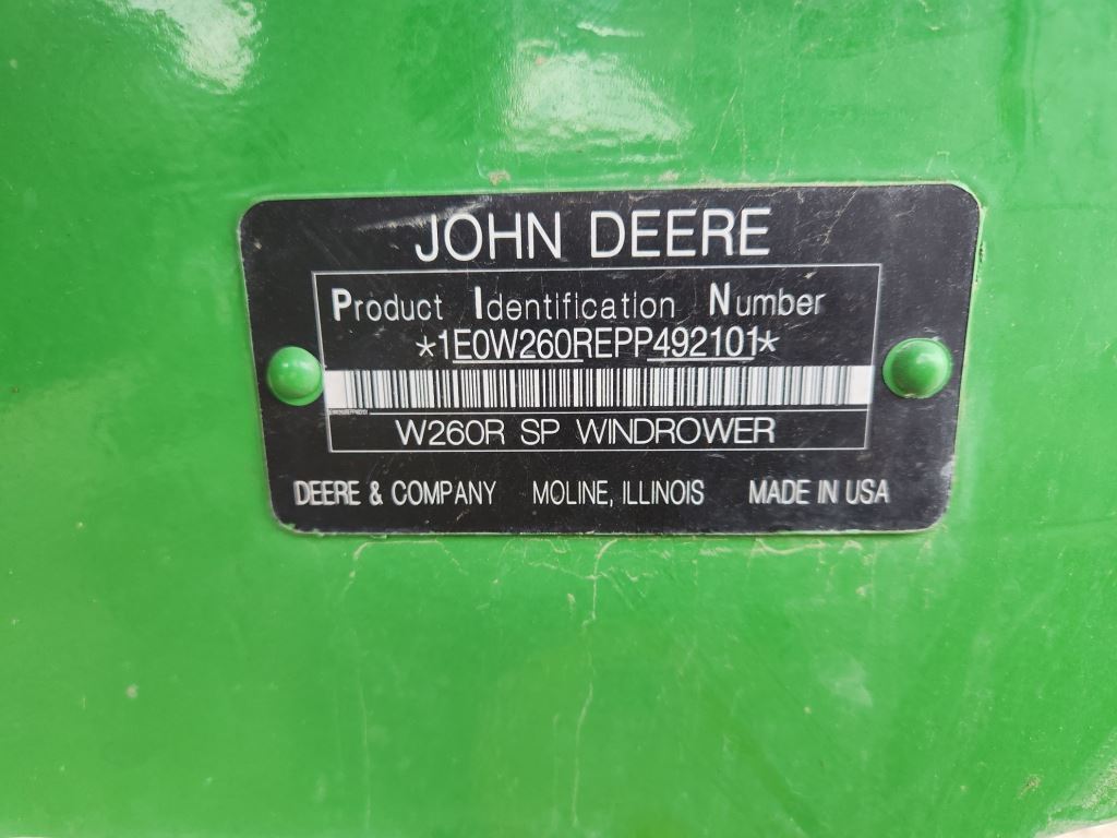 2023 John Deere W260R Self-Propelled Windrowers and Swather