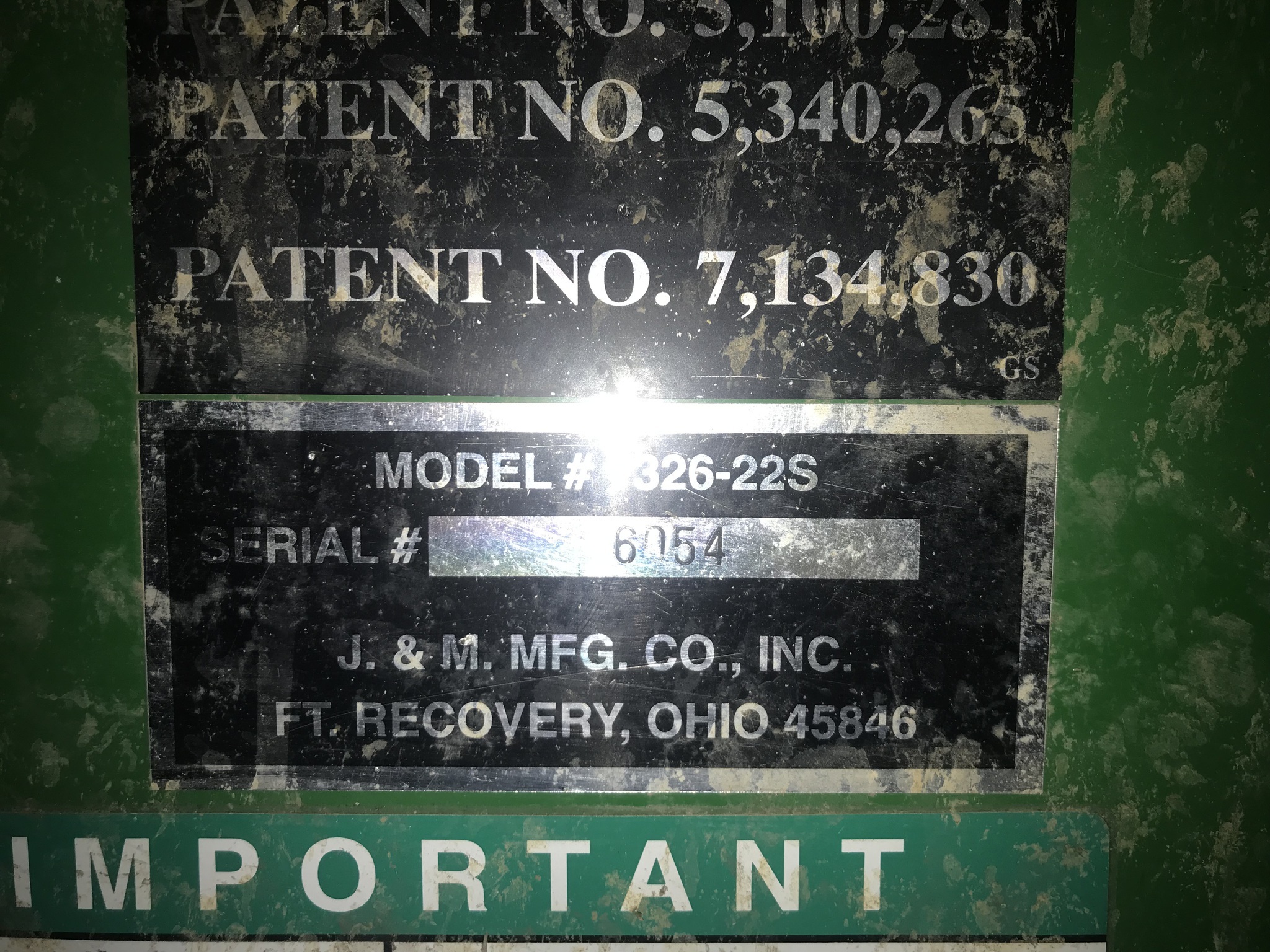 2009 J&M 1326 Grain Cart