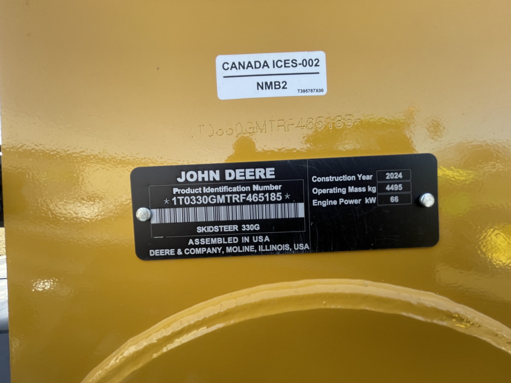 2024 Deere 330G Skid Steer