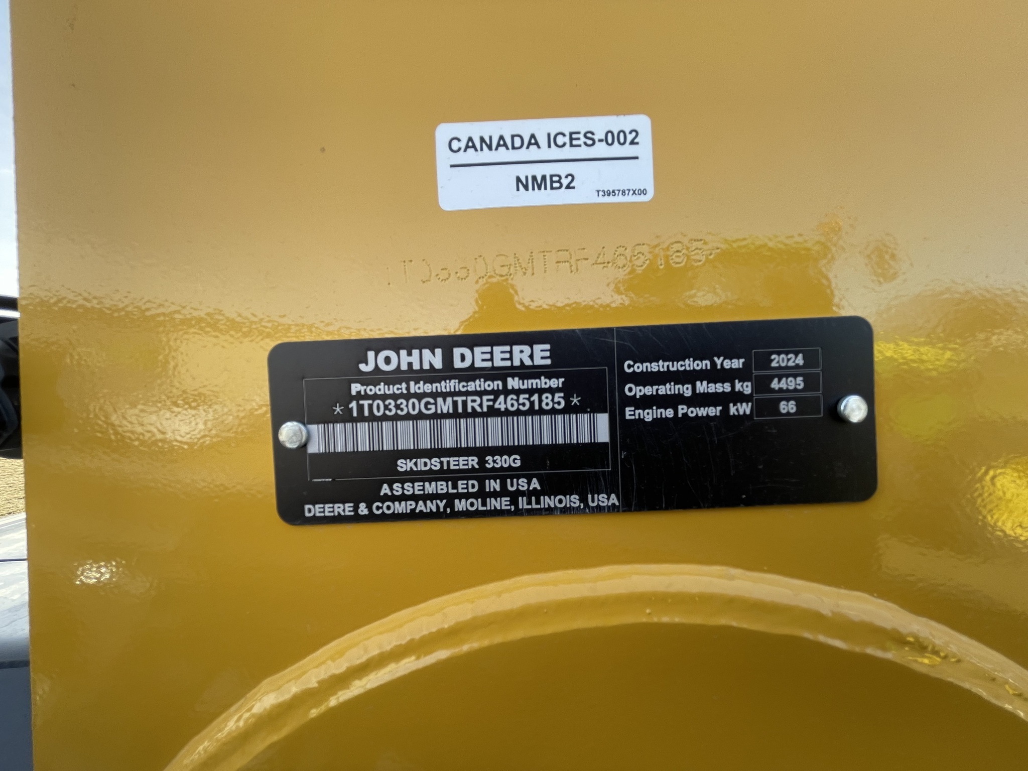 2024 Deere 330G Skid Steer
