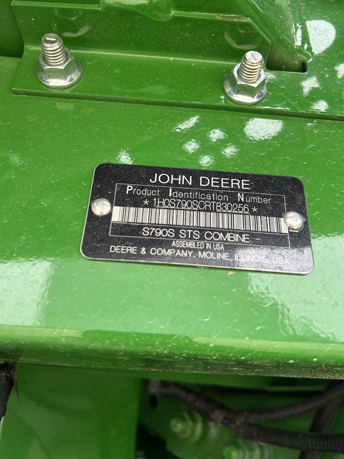 2024 John Deere S790 Combine