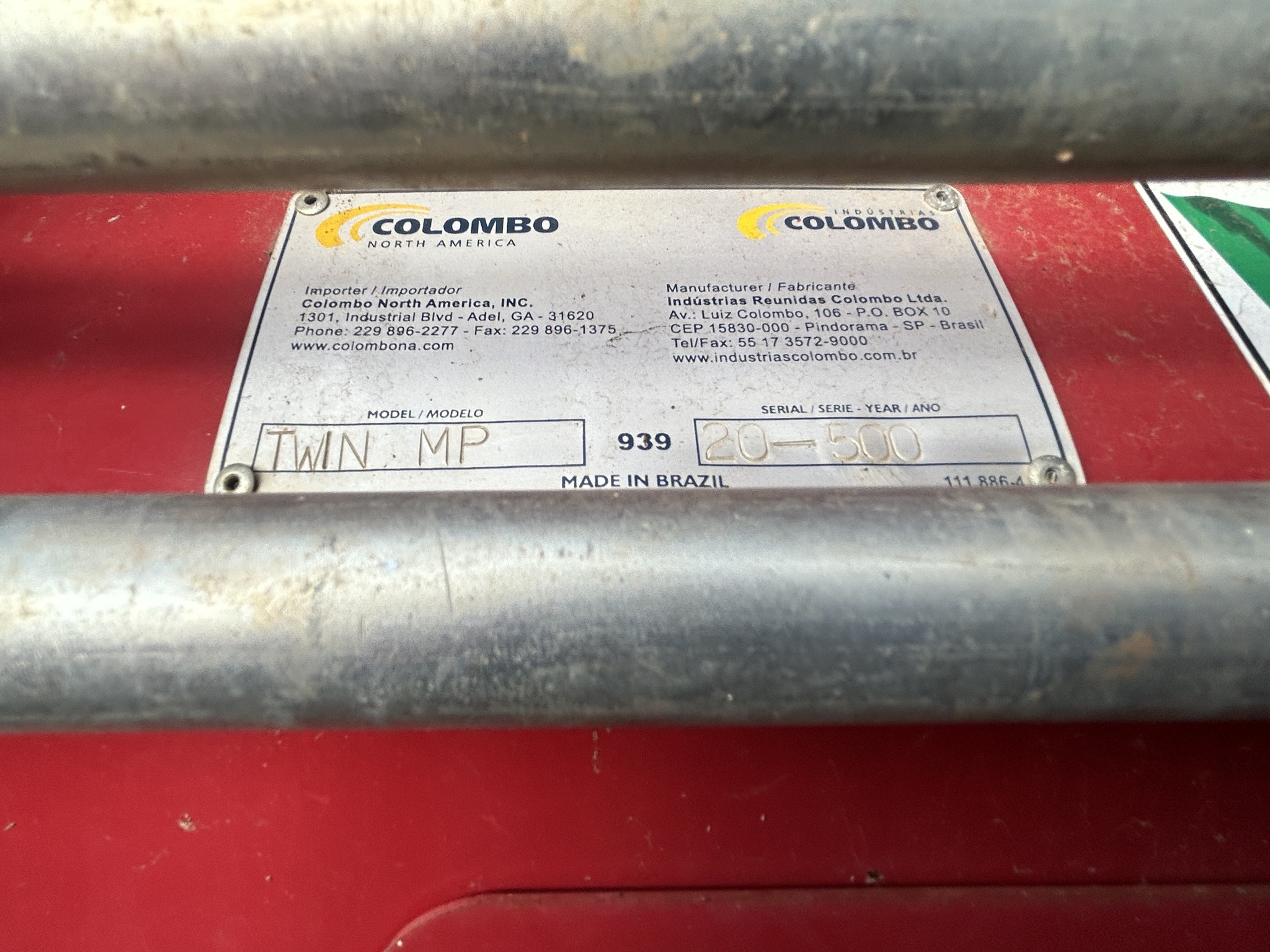 2020 Colombo TWIN MASTER FLEX BASKET Peanut Equipment