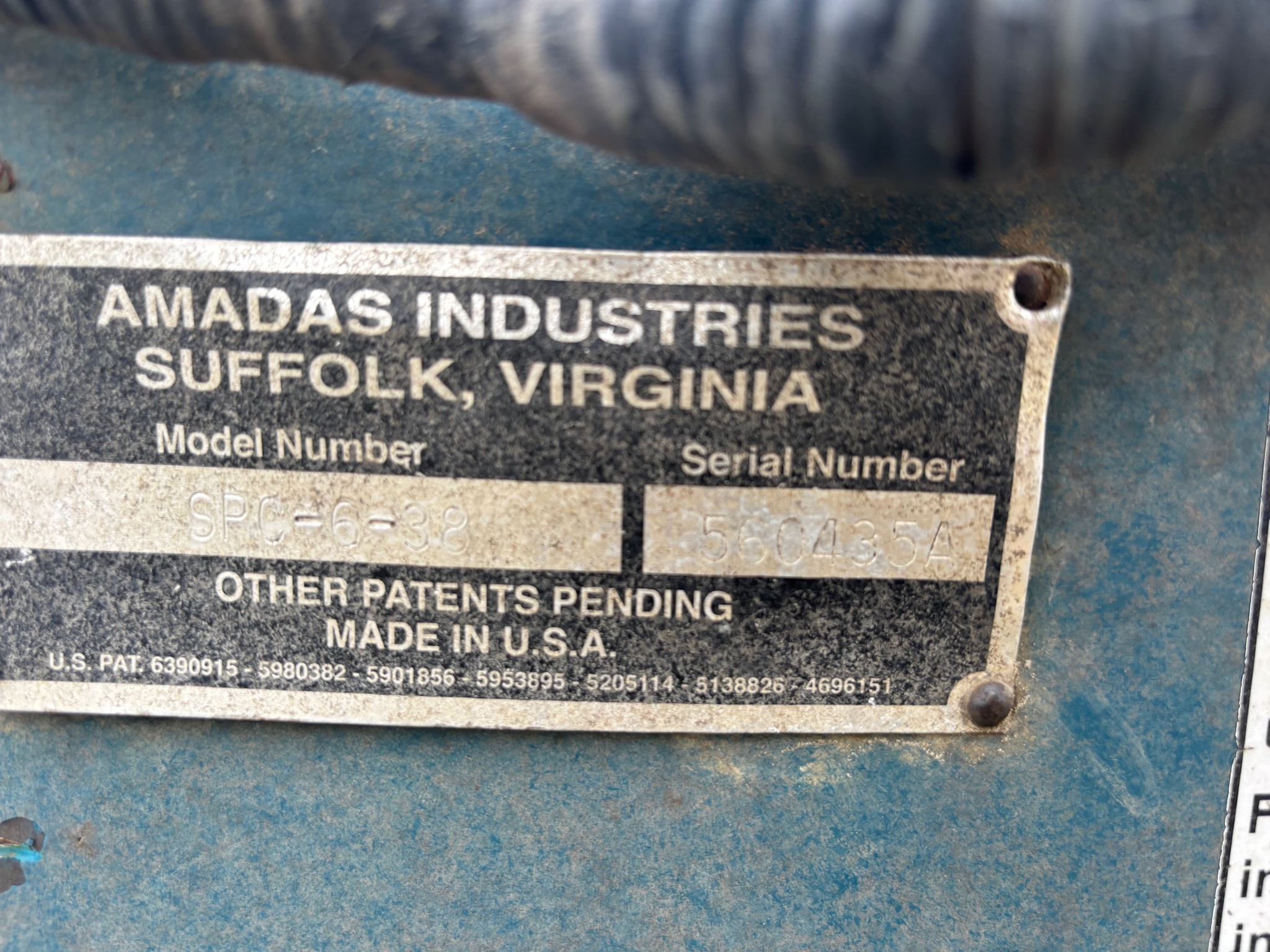 2018 Amadas 6-38 Peanut Equipment