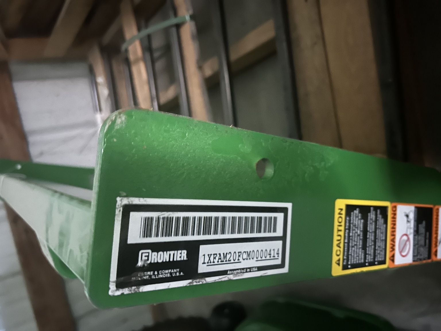 2022 Frontier AM20F Loader and Skid Steer Attachment