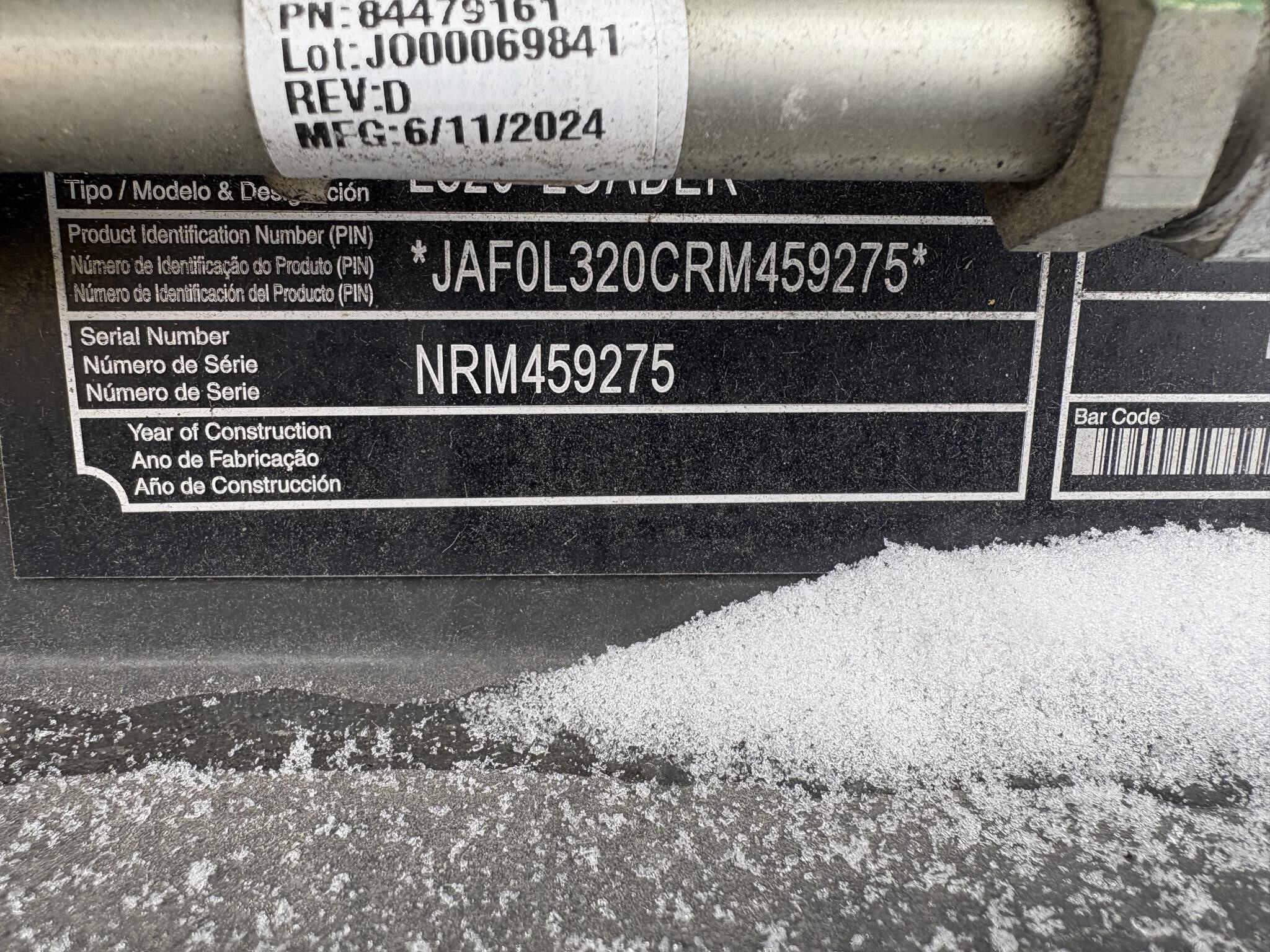 2024 New Holland L320 Skid Steer