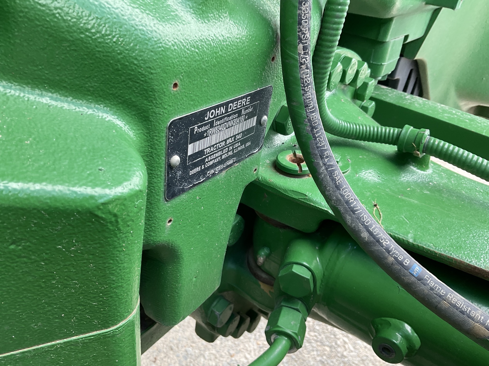2022 John Deere 8RX 340 Tractor