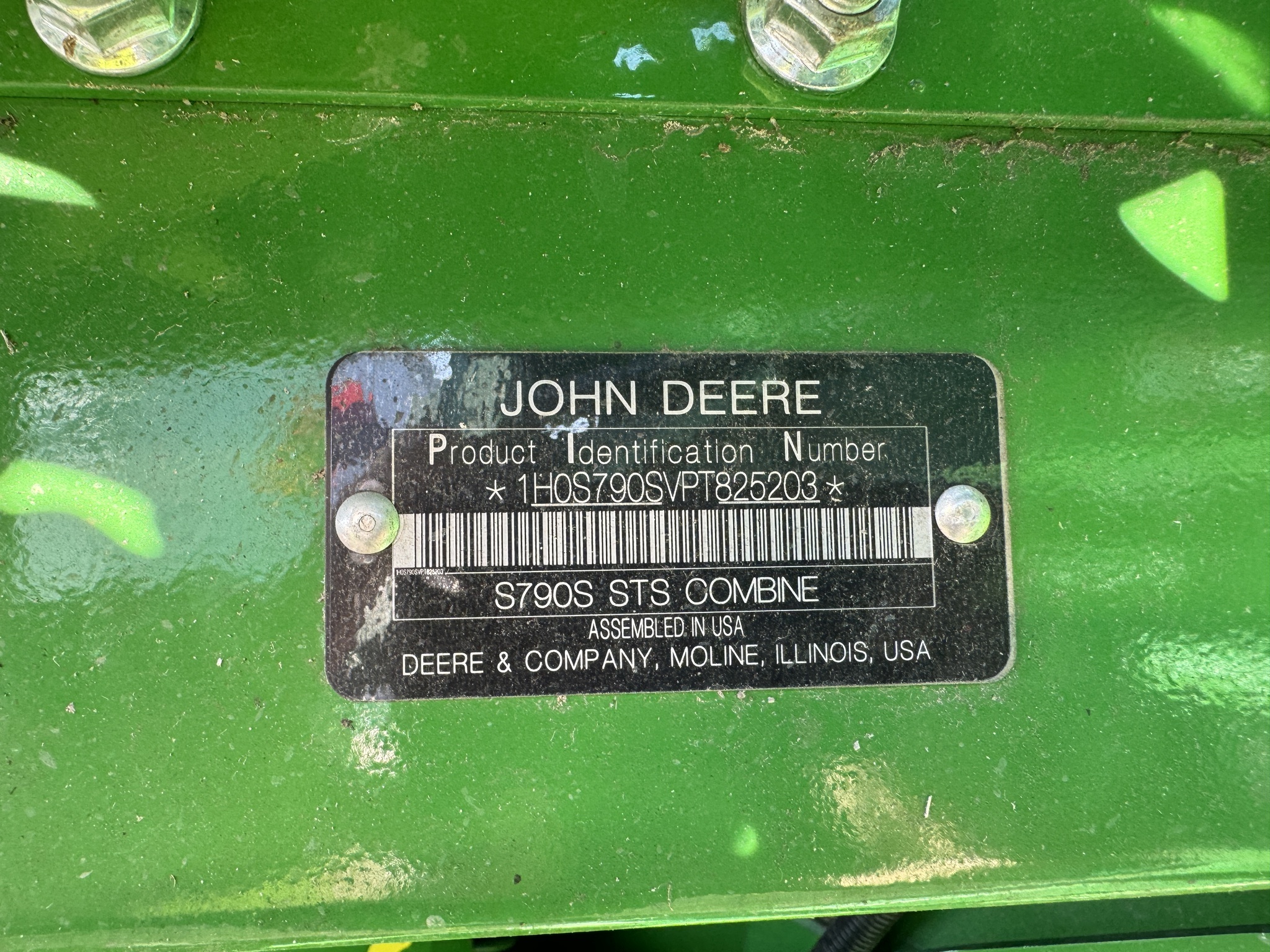 2023 John Deere S790 Combine