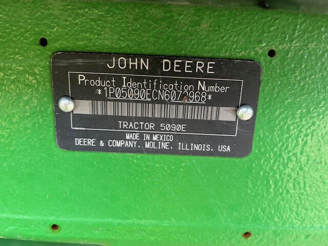 2022 John Deere 5090E Tractor