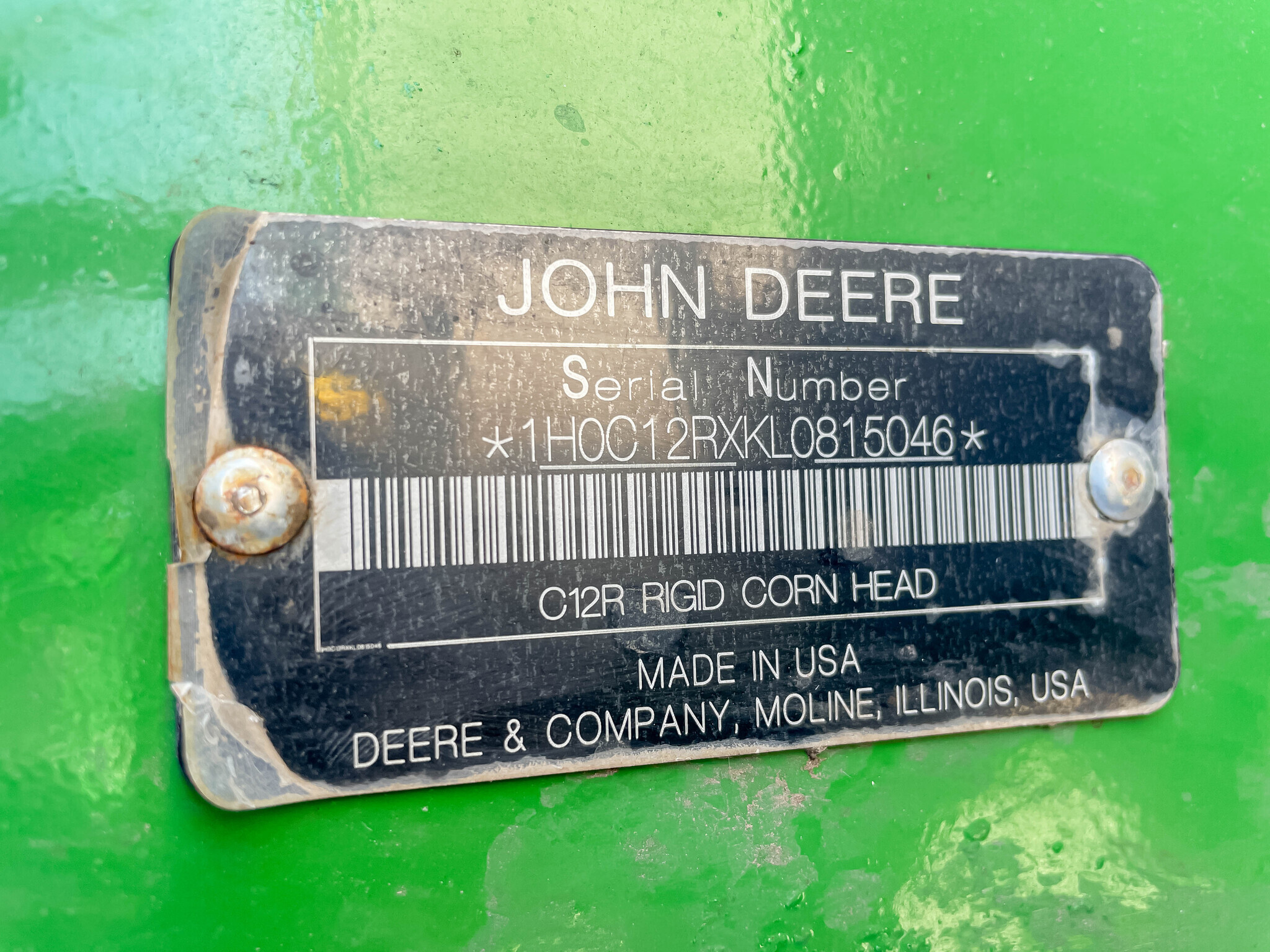 2021 John Deere C12R Corn Head