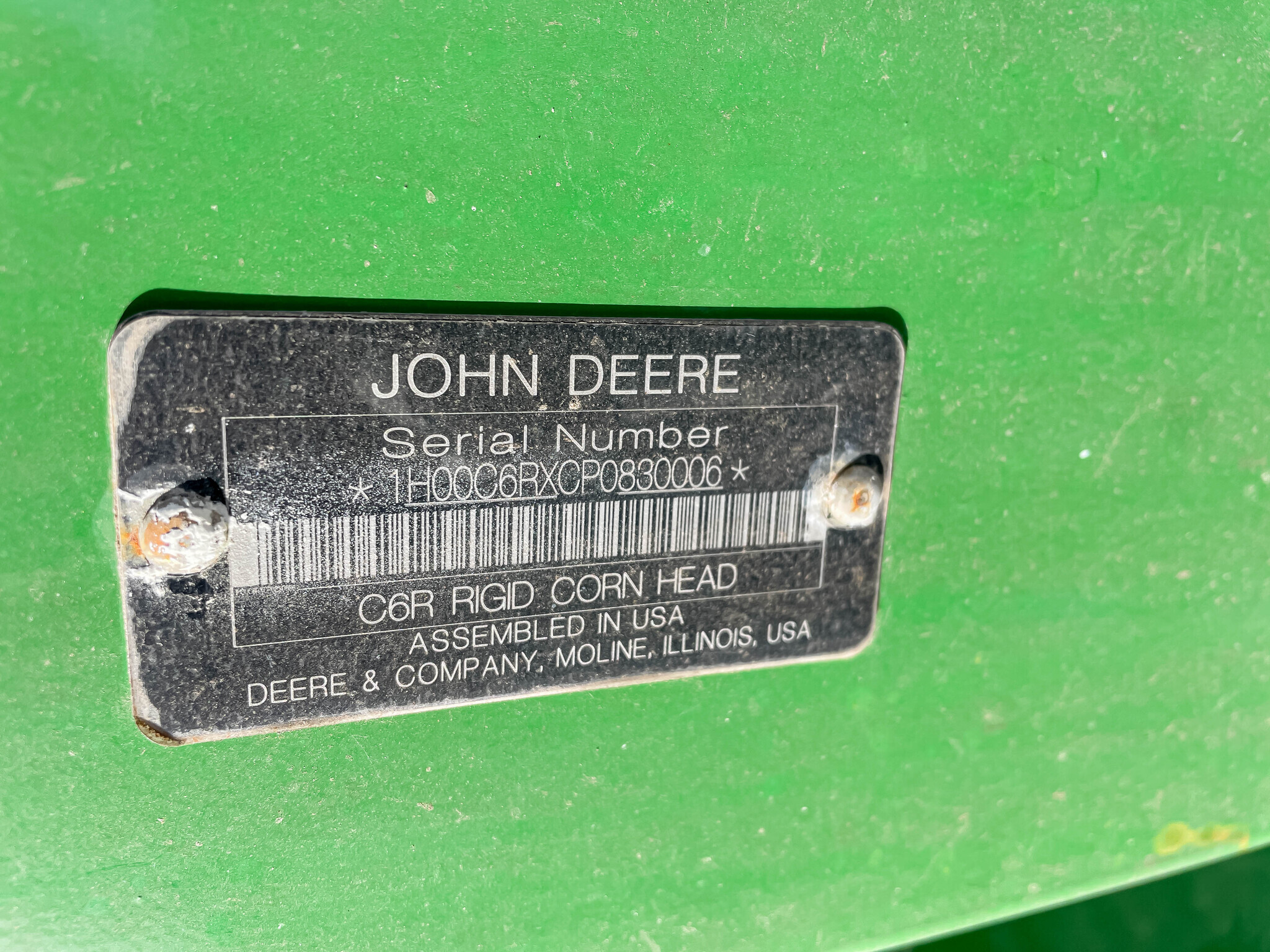 2024 John Deere C6R Corn Head