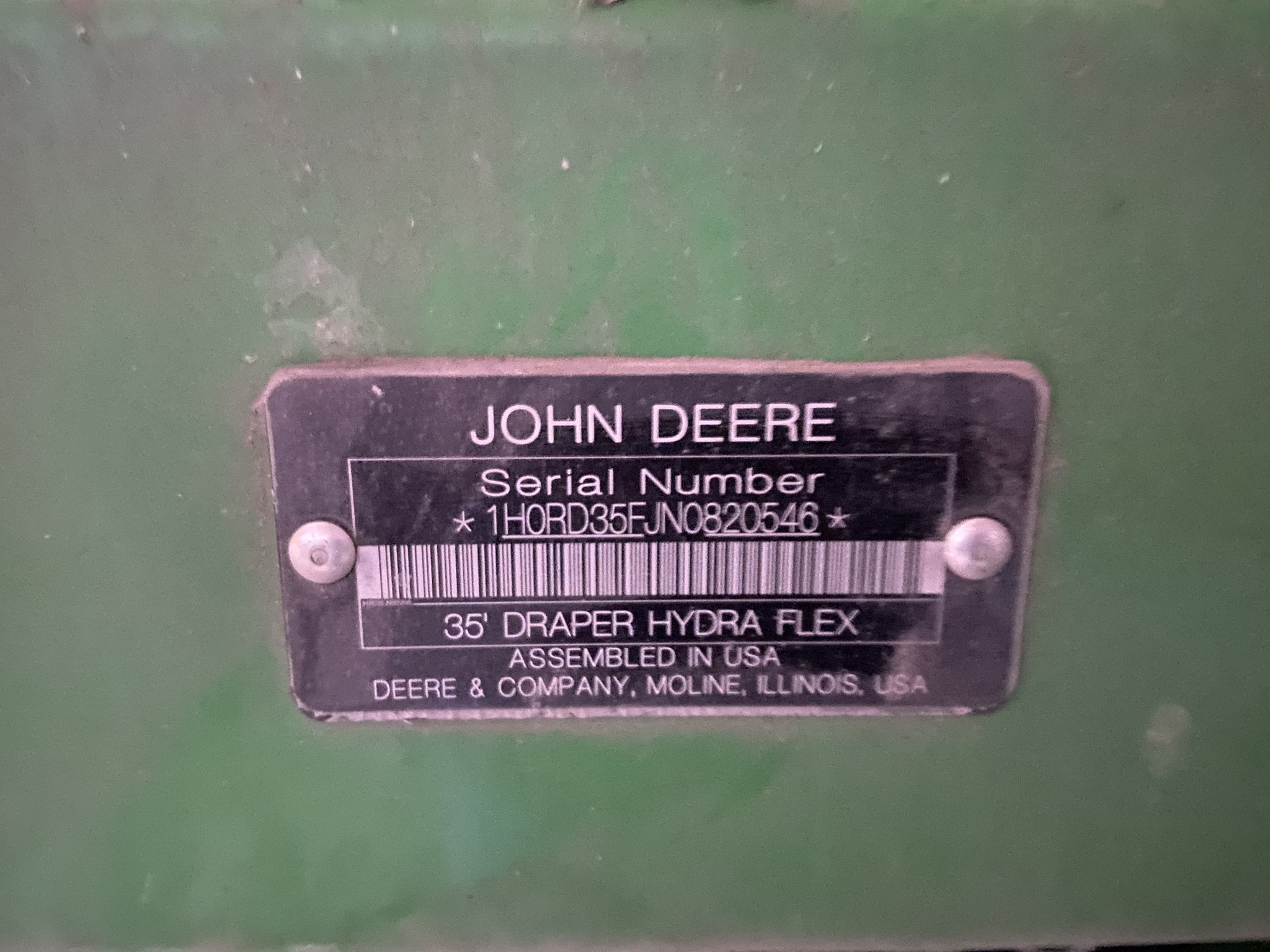 2022 John Deere RD35F Platform
