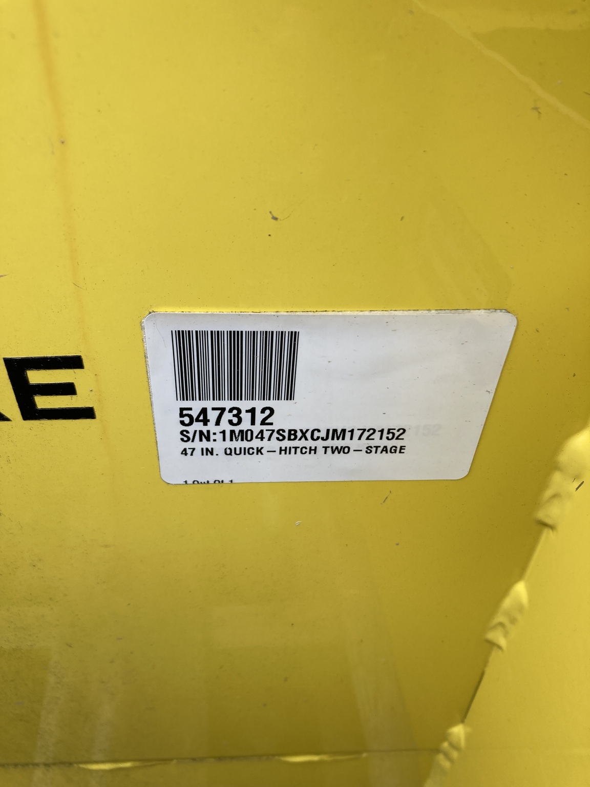 2018 John Deere 47" Snowblower Snow Blower