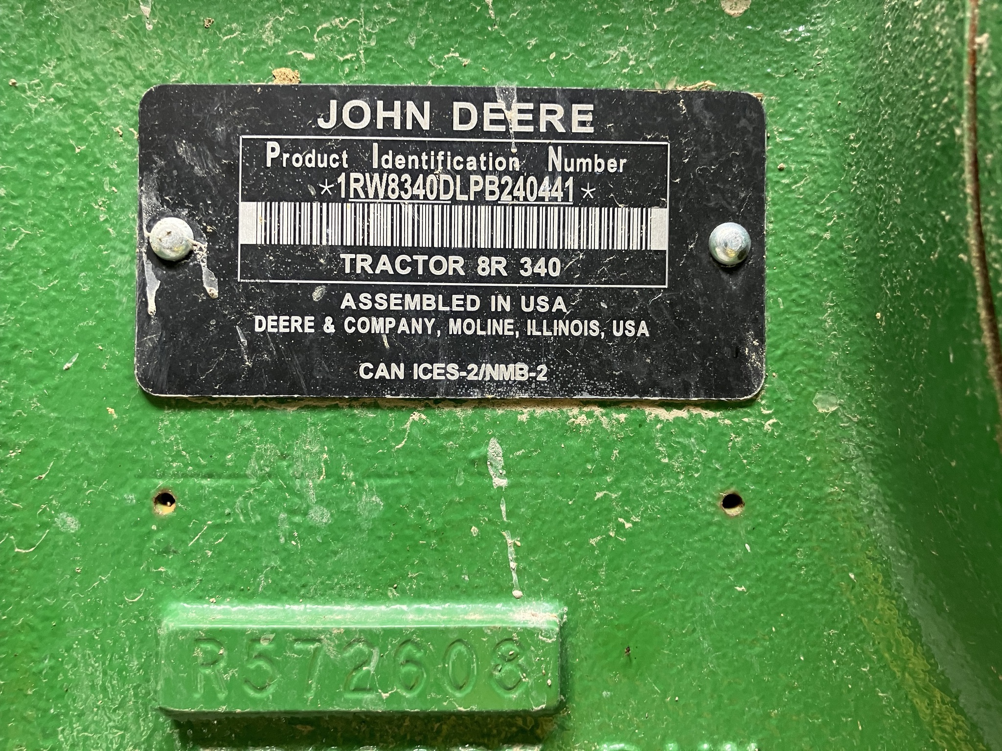 2024 John Deere 8R 340 Tractor