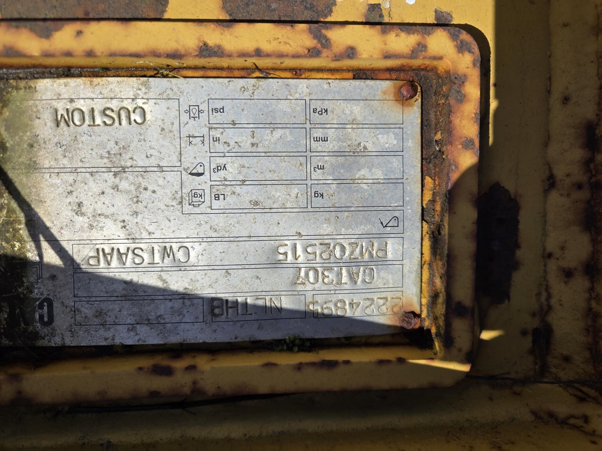 2012 Caterpillar 307 Excavator