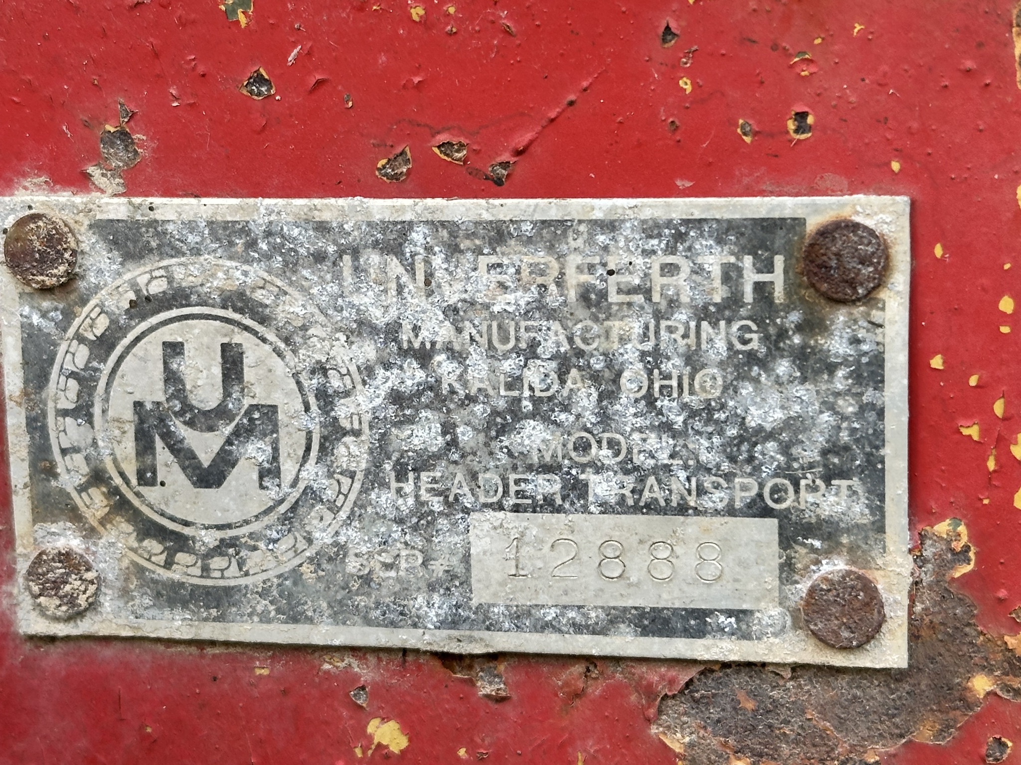  Unverferth HT25 Header Trailer