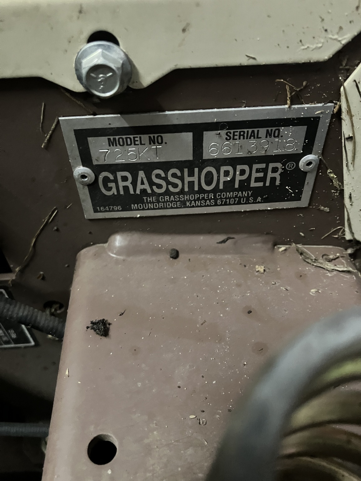 2016 Grasshopper 725KT Lawn Mower