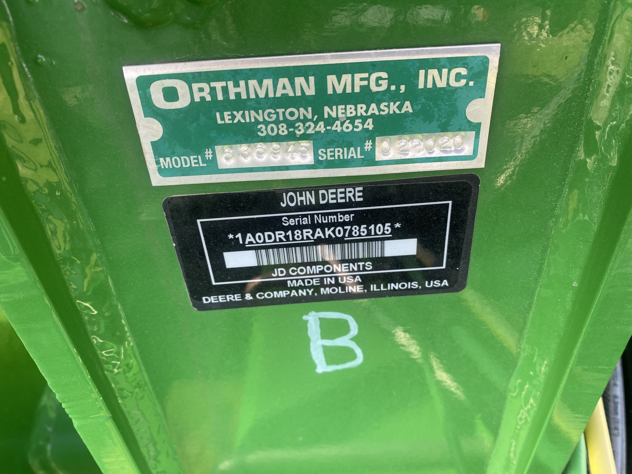 2020 John Deere DR18 Planter