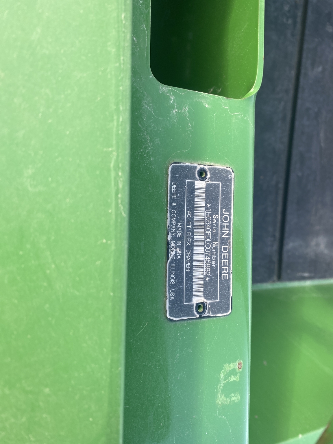2012 John Deere 640FD Platform