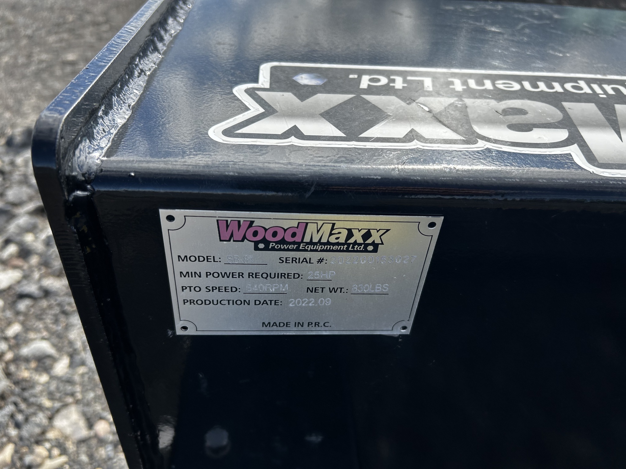 2022 Woods SSB84 Snow Blower