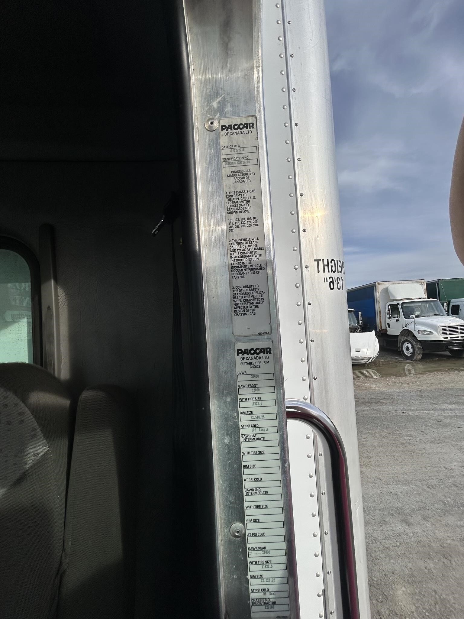 2016 Kenworth T370 Miscellaneous