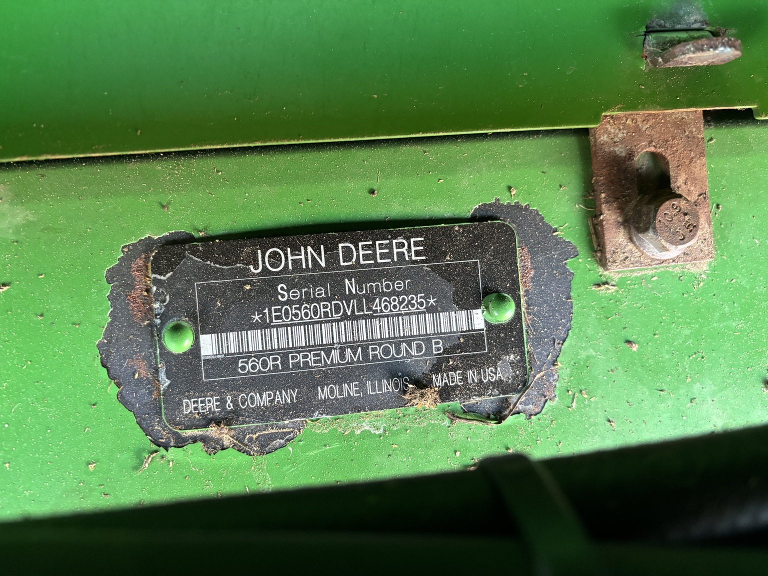 2020 John Deere 560R Round Baler