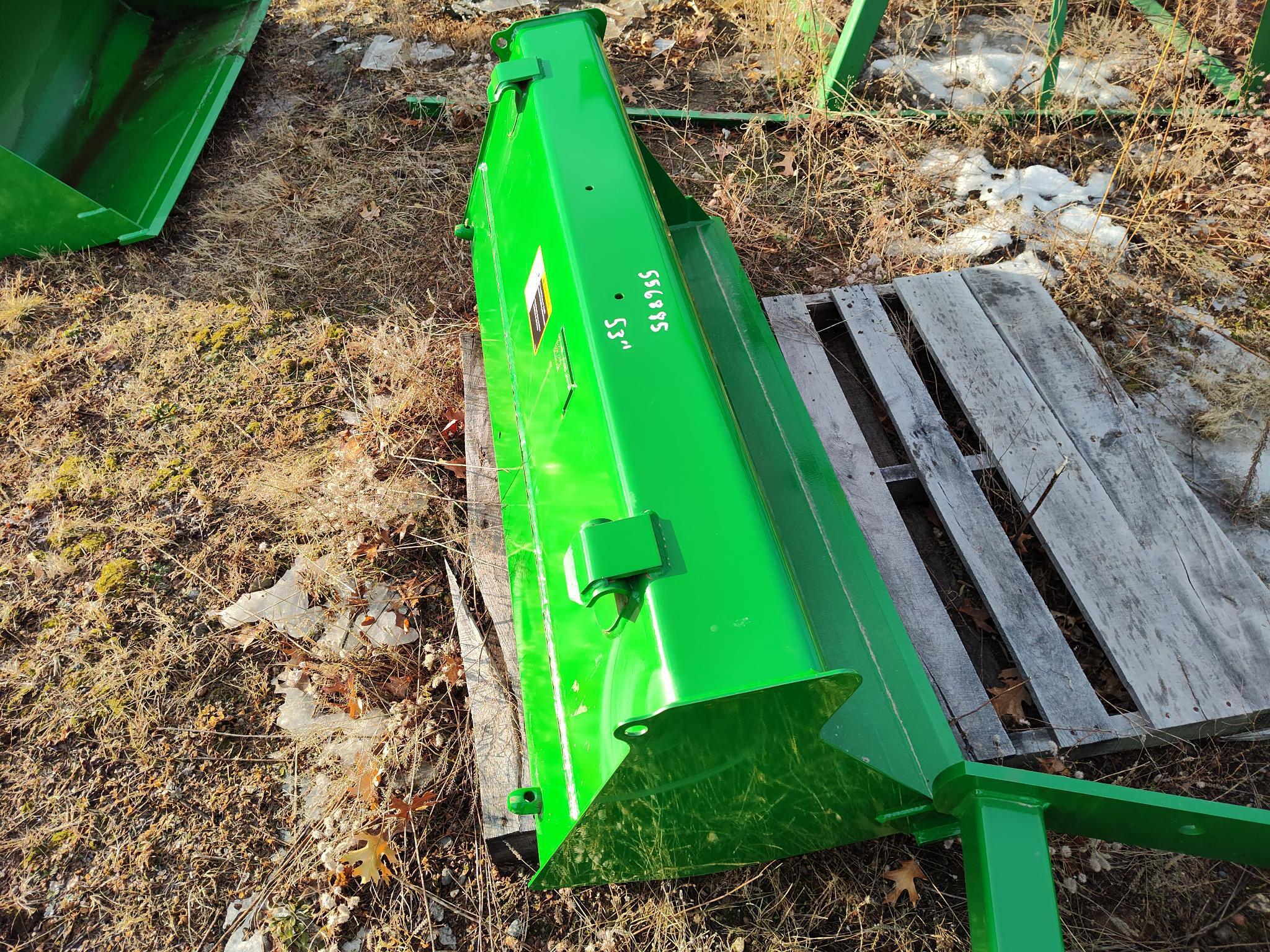 2023 John Deere 53" Bucket Loader and Skid Steer Attachment