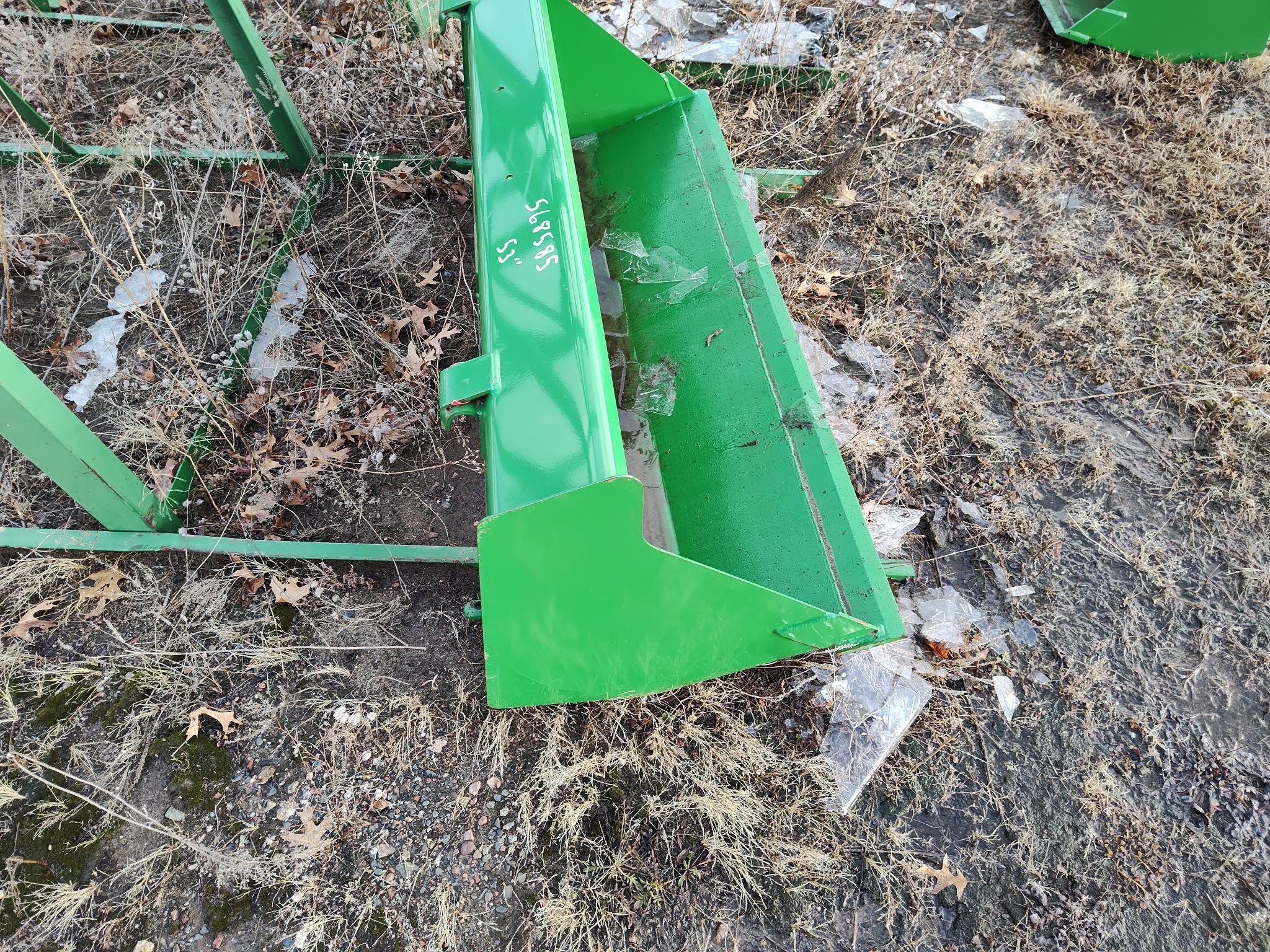 2023 John Deere 53" Bucket Loader and Skid Steer Attachment