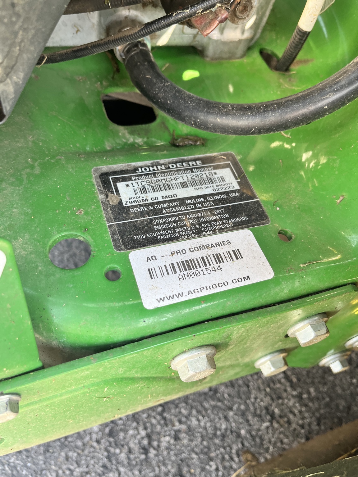 2023 John Deere Z960M Lawn Mower