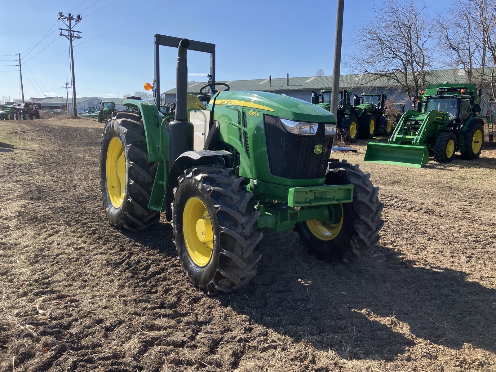 2022 John Deere 6105E Open Tractor