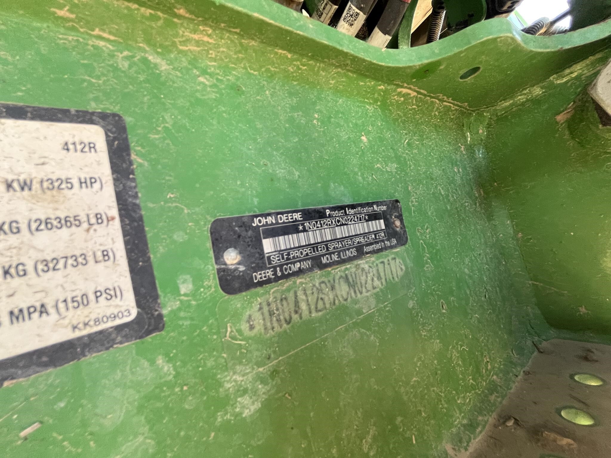 2022 John Deere 412R Self-Propelled Sprayer
