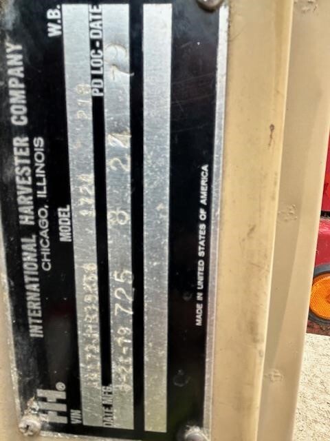 1979 International S1724 Grain Truck