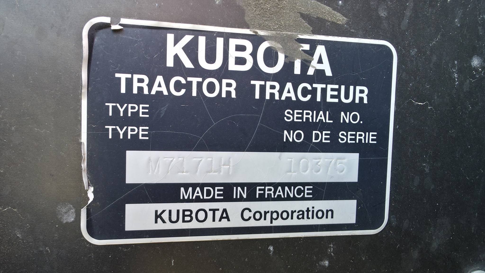 2016 Kubota M7-171 PREMIUM KVT Tractor