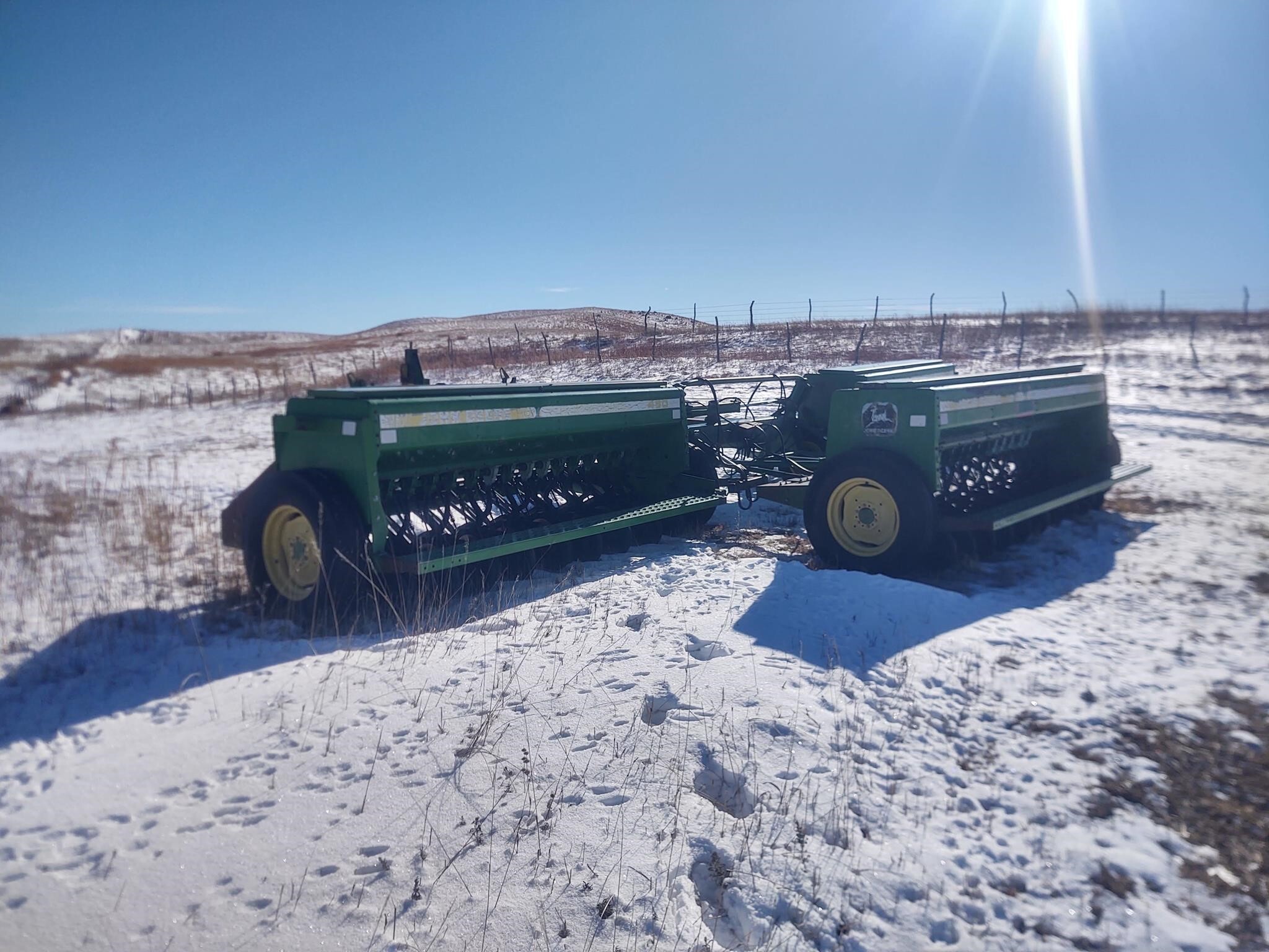 1990 John Deere 450 Drill