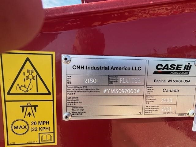 2021 Case IH 2150 Planter