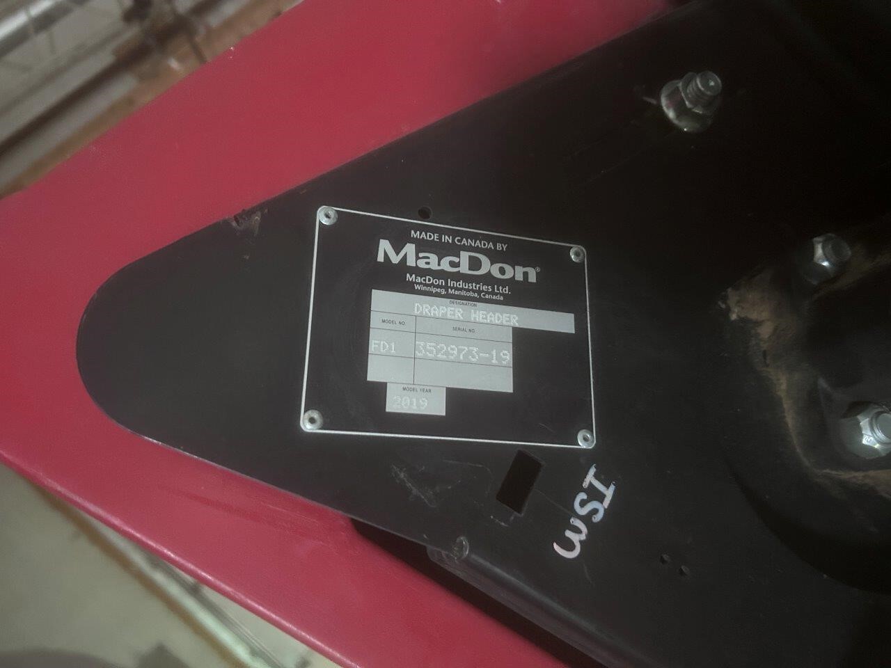 2019 MacDon FD145 Platform