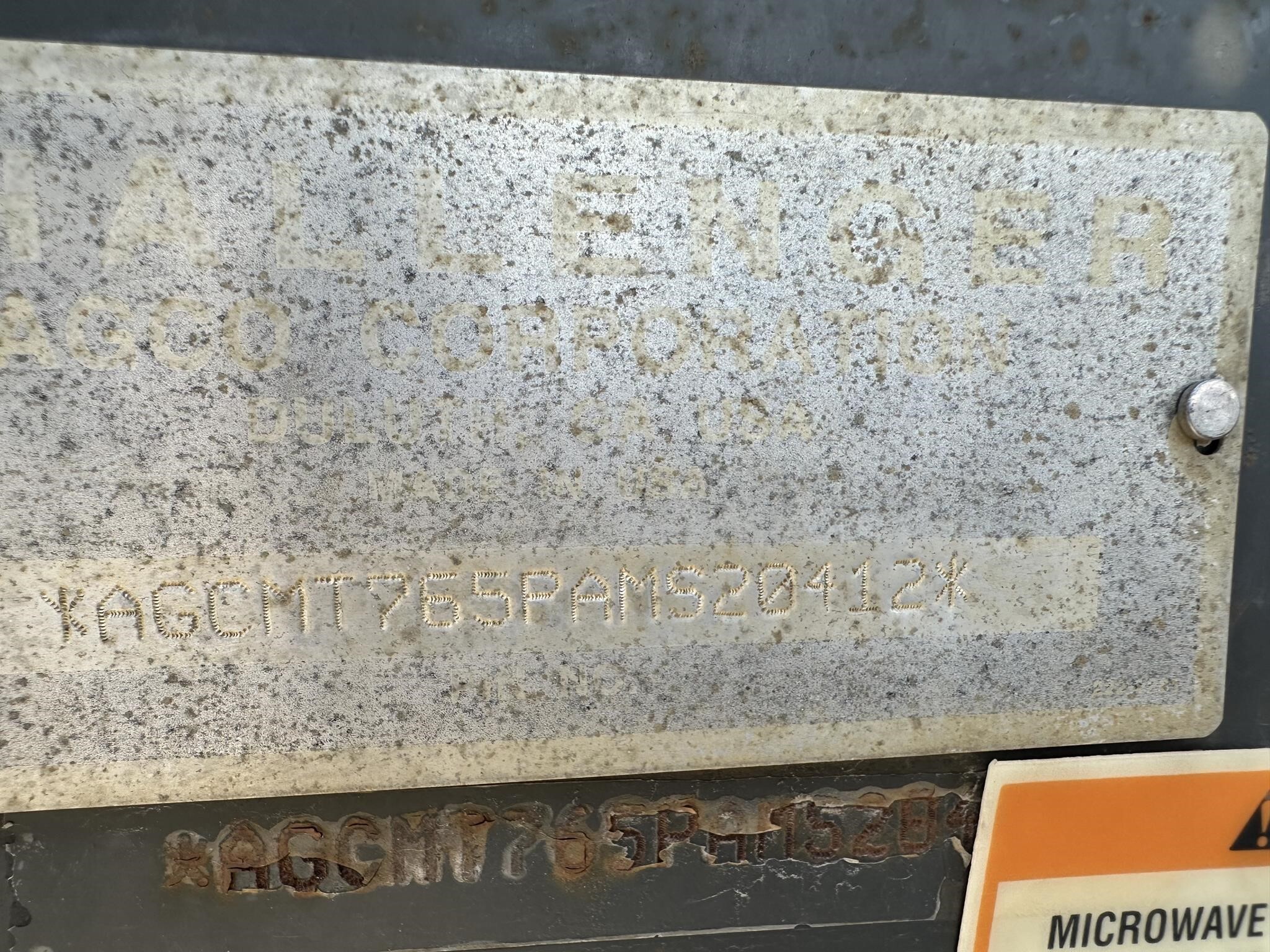  Challenger MT765 Tractor