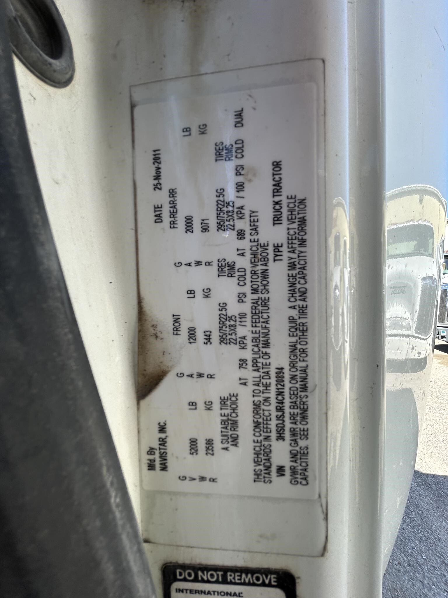 2012 International ProStar Semi Trucks/Trailer