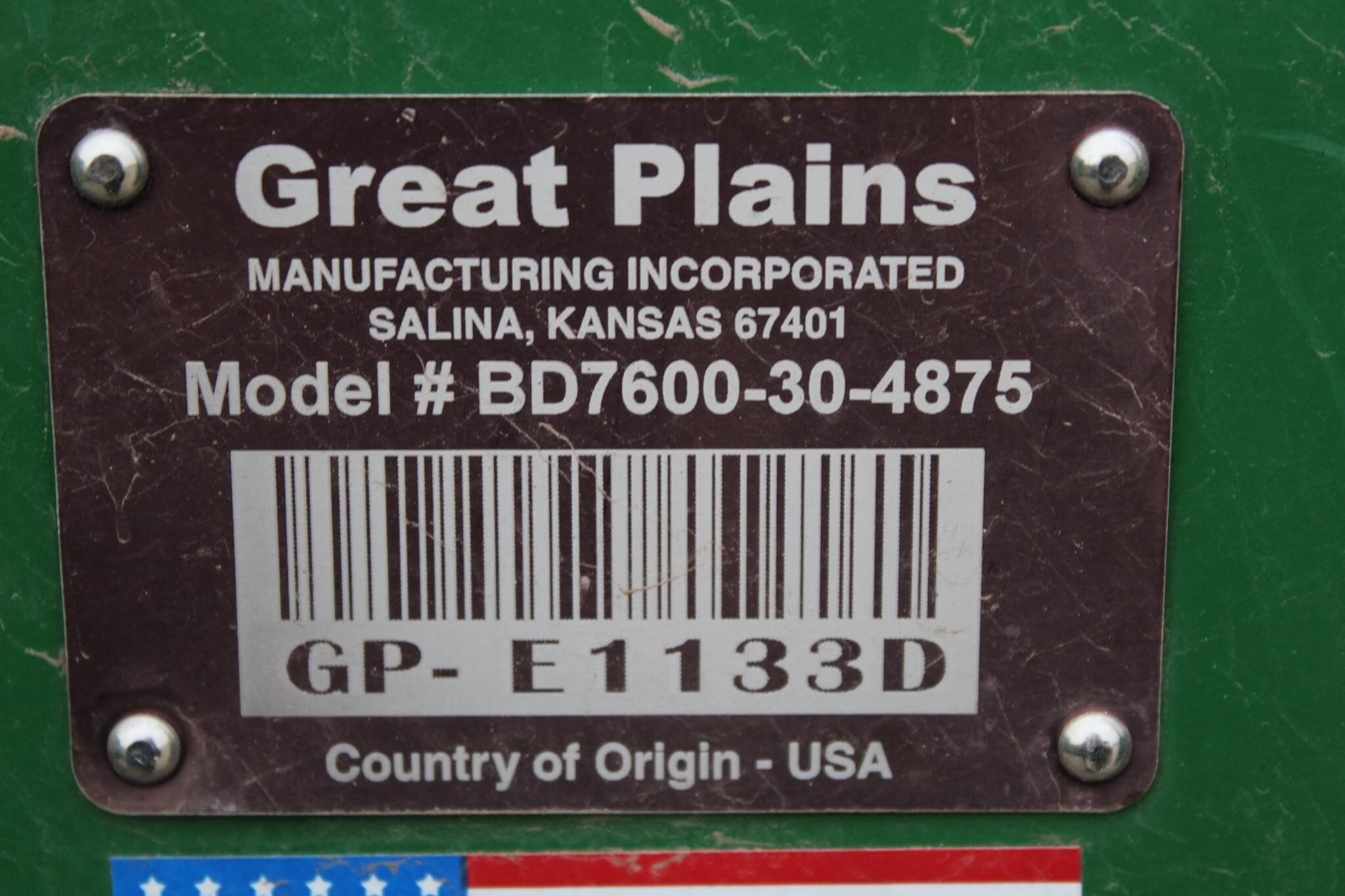 2022 Great Plains BD7600HD-30 Drill