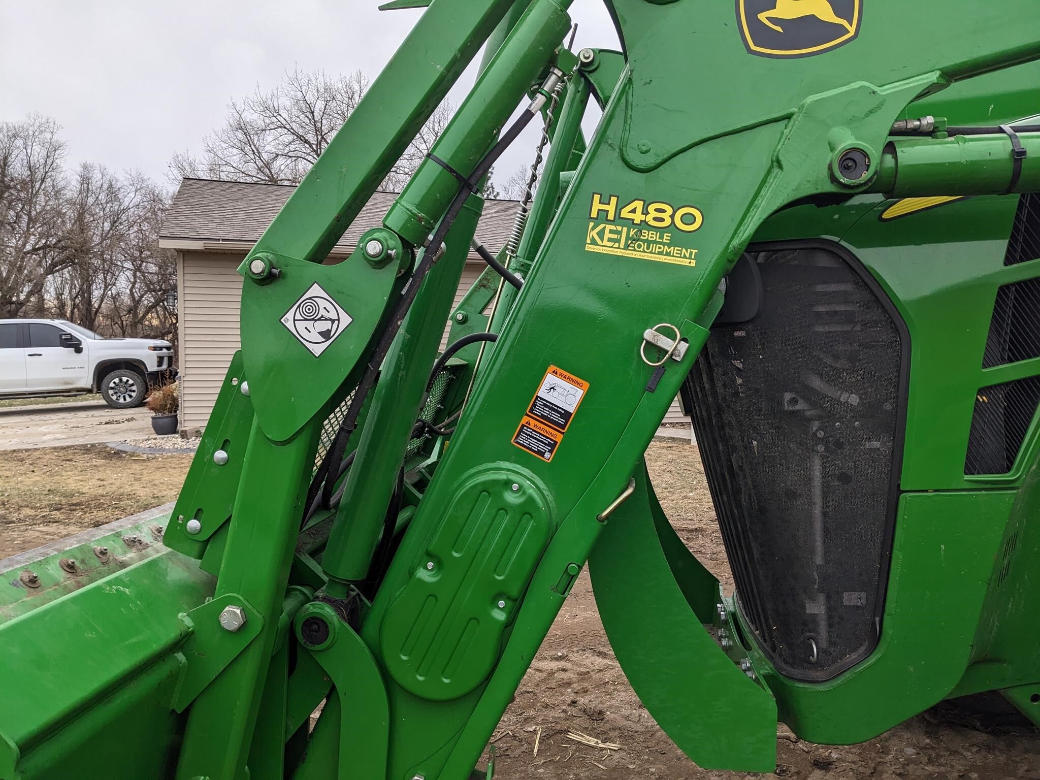 2014 John Deere H480 Front End Loader