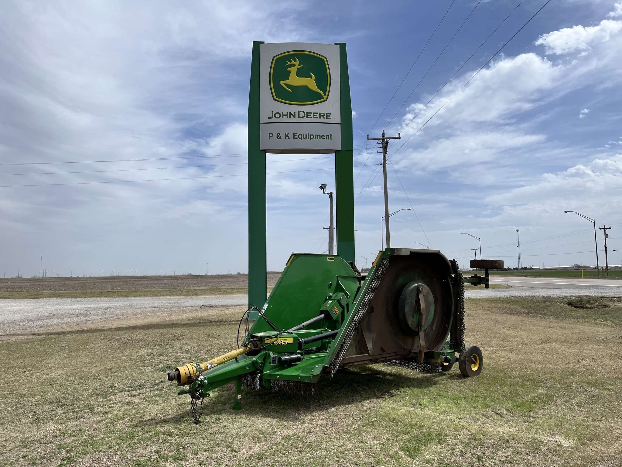 2017 John Deere HX15 Rotary Cutter