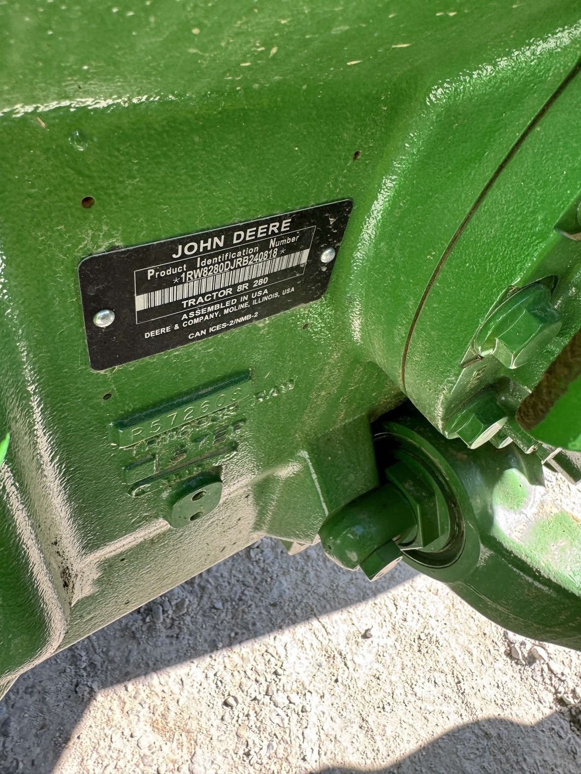 2024 John Deere 8R 280 Tractor